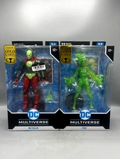 DC Multiverse 7Action Figure Exclusive - Metallo & Fire Gold Label NEW