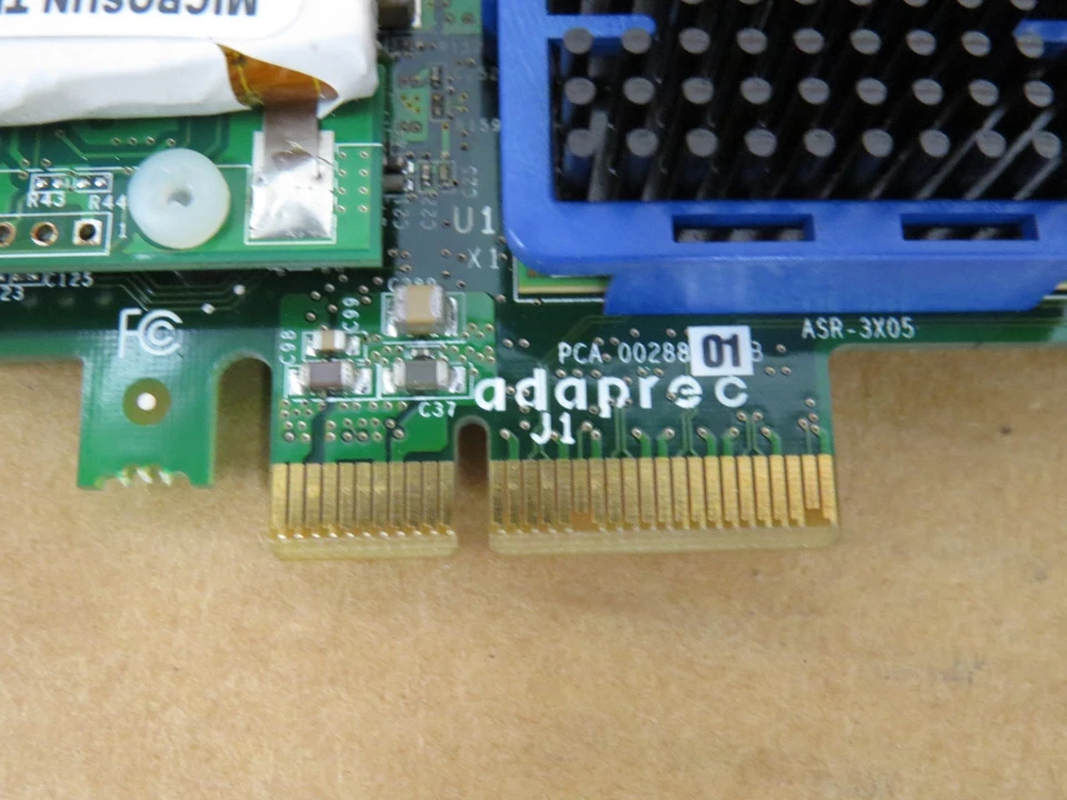 Adaptec ASR-3405/128MB PCIe x4 SAS/SATA RAID Controller w/Connector Cable TESTED - Image 2 of 4