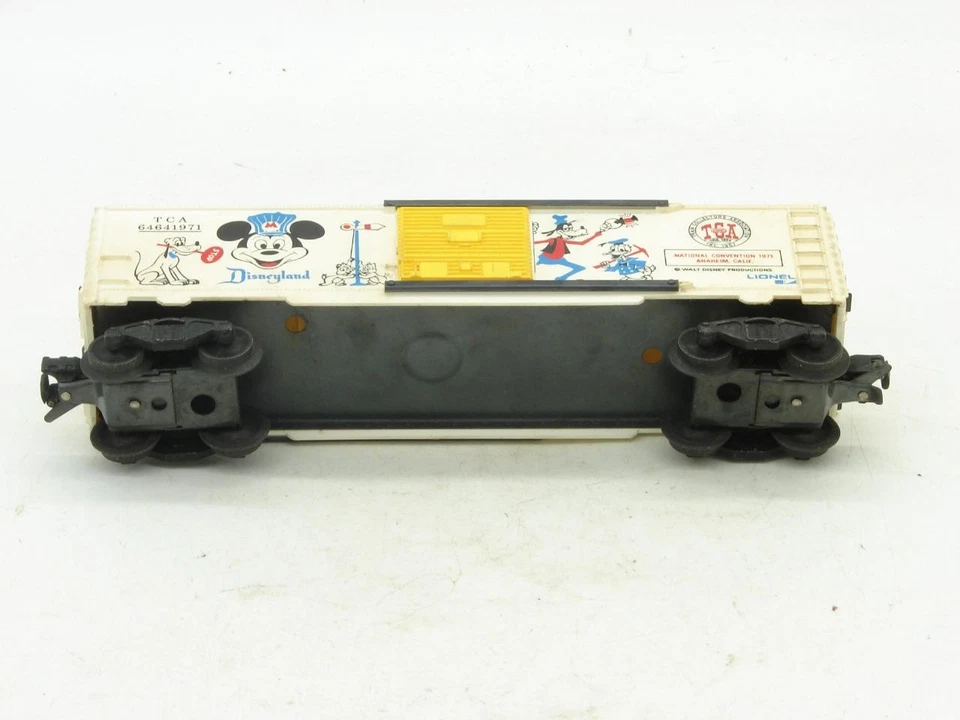 Lionel O Gauge 6464-1971 Lionel TCA Disneyland Mickey Mouse Box Car - Image 3 of 4