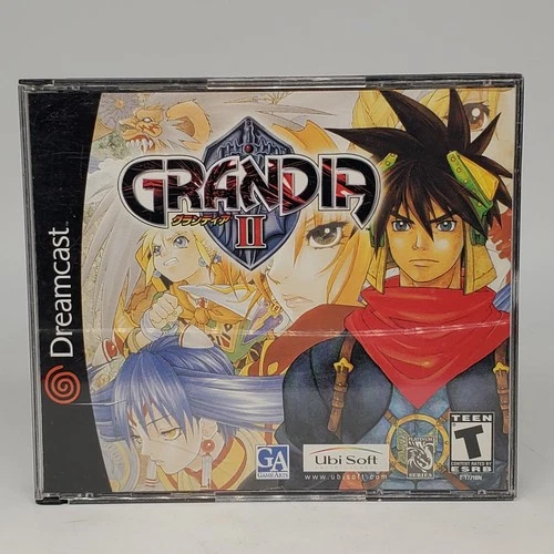 Grandia II 2 Sega Dreamcast CIB w Manual & Soundtrack Tested Working VG Condtion