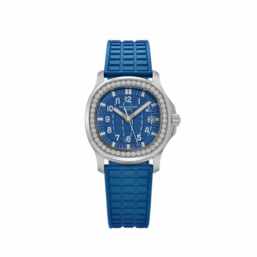Patek Philippe Aquanaut Luce 5067A-022 'Ladies' Stainless Steel Blue Dial