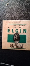 Elgin 6s Resilient Mainspring N0. 291, 824