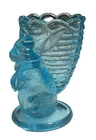 Vintage Fenton Glass Aqua Blue Bunny Egg Cup/Toothpick Holder/Ring Holder 3.25"h