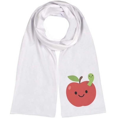 Leichter Schal/Halstuch ''Happy Apple with a Worm'' (SC00046320)