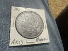 1921 D  90% Silver Morgan Dollar , Circulated VG , Key Date, Great , Original