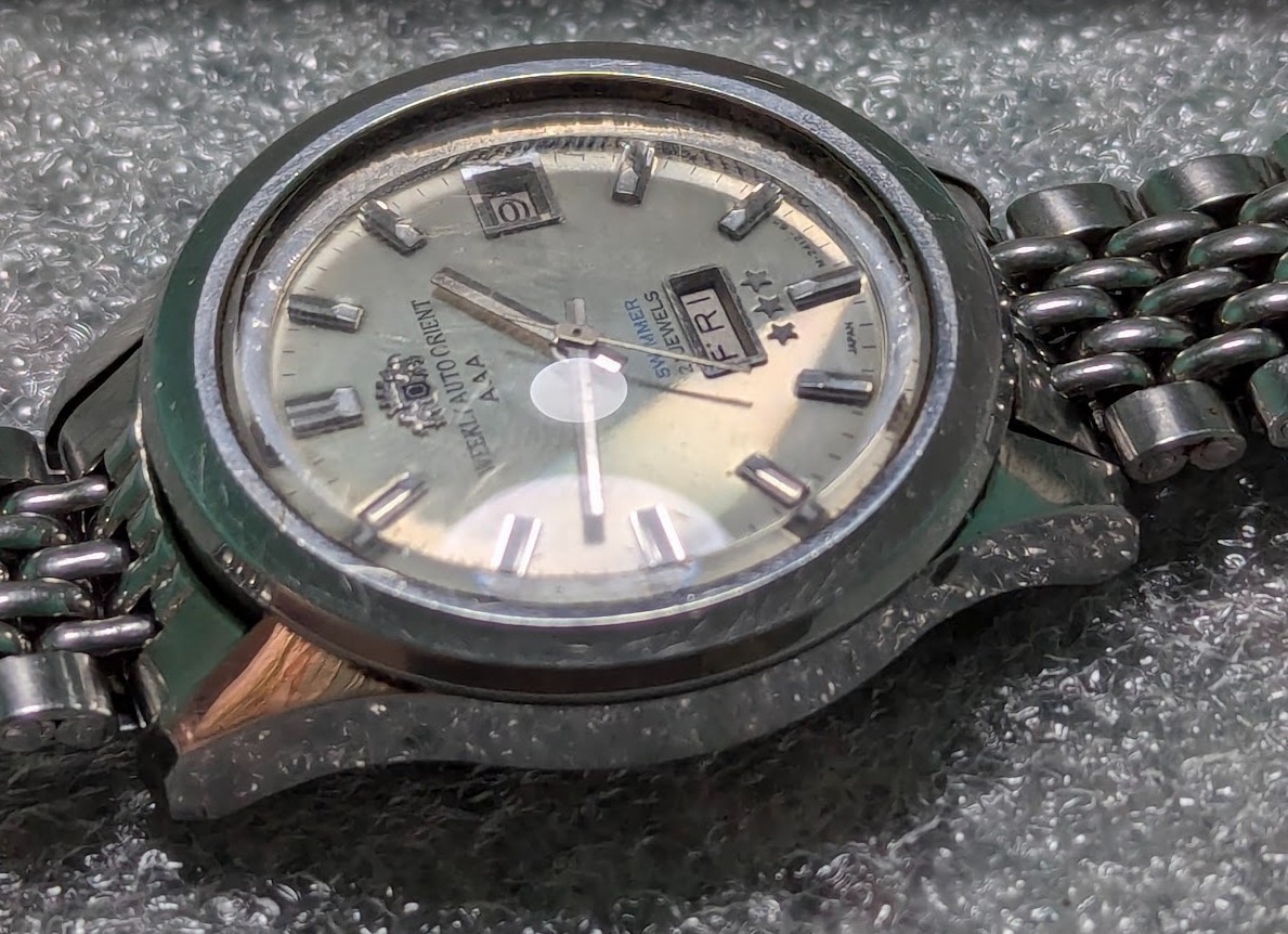 RARE Weekly Auto Orient AAA Swimmer Automatic Men Watch Vintage
