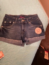 NWT GIRLS LEVI  S DENIM BLUE SHORTS SIZE 12