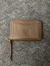Hobo Hart card case in Dark Elm pebbled leather excellent condition