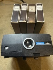 Slide Projector -Sawyers Rotomatic 737AQ Automatic Focus. 4 Reels. Working.  