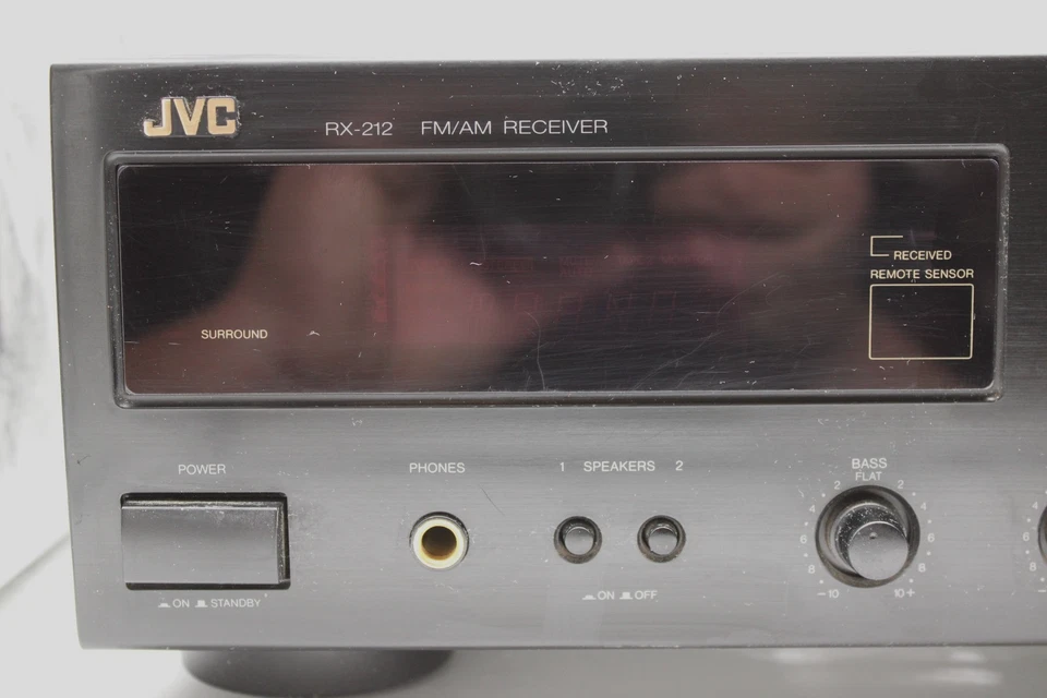JVC RX-212 Receiver HiFi Stereo Vintage Phono 2 Channel Home Theater Audio Tuner - Image 2 of 4