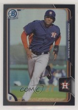 2015 Bowman Chrome Prospects Asia Exclusive Black Refractor Domingo Santana 5t8