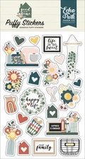 Echo Park Puffy Stickers-Good To Be Home