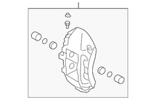 Genuine Nissan Disc Brake Caliper 44001-jf21d