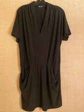 Nine West short sleeve A-line shift short dress size 10 black