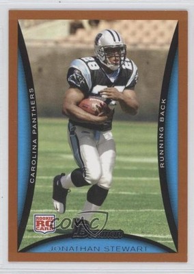 2008 Bowman Orange 38/250 Jonathan Stewart #182 Rookie RC 0k0