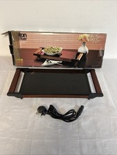 Vintage Salton Glass Hotray Electric Buffet Food Warmer Hot Plate Catering