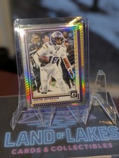 2025 Panini Donruss Optic Football Justin Jefferson Silver Holo Prizm Vikings