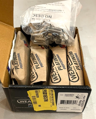 #ad 1657 Disc Brake Pad Set Teq Ceramic w Hardware PXD1657H fits Dodges in chart $23.95