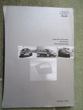 Audi A4 sedan price list 8E prices version Austria 10/2000