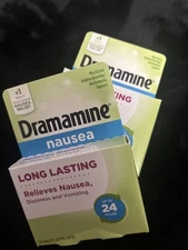 2 Pack Dramamine-N Long Lasting Formula Nausea Relief, 10 Ct Each (20 Total)