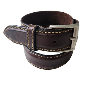 Vera Pelle Brown Leather Belt for sale | eBay