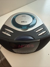 Audiovox CD-1180 AM/FM Alarm Clock Radio/CD Player, Compact Disc Works