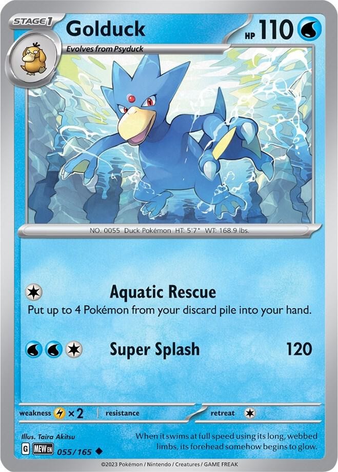 Golduck 055/165 - SV: 151 - Pokemon TCG - NM