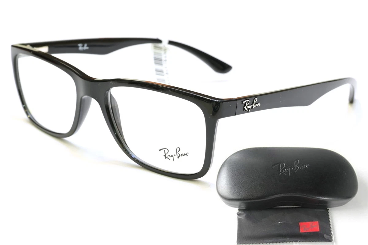 Ray Ban RX7027I 2000 Black Frames Reading Glasses/Bifocal/Progressive Lenses