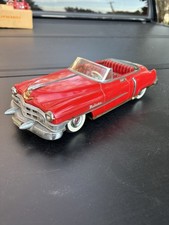 Vintage Alps Cadillac Japan Tin Toy Car 12 Irv Sachs Philadelphia Dealer