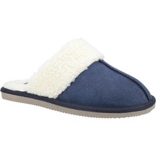 Image of Hush Puppies Arianna Mule Slippers Navy