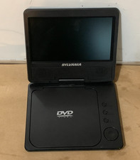 Sylvania SDVD7040B 7  LCD Portable DVD Player CD Player-swivel Screen Tested .