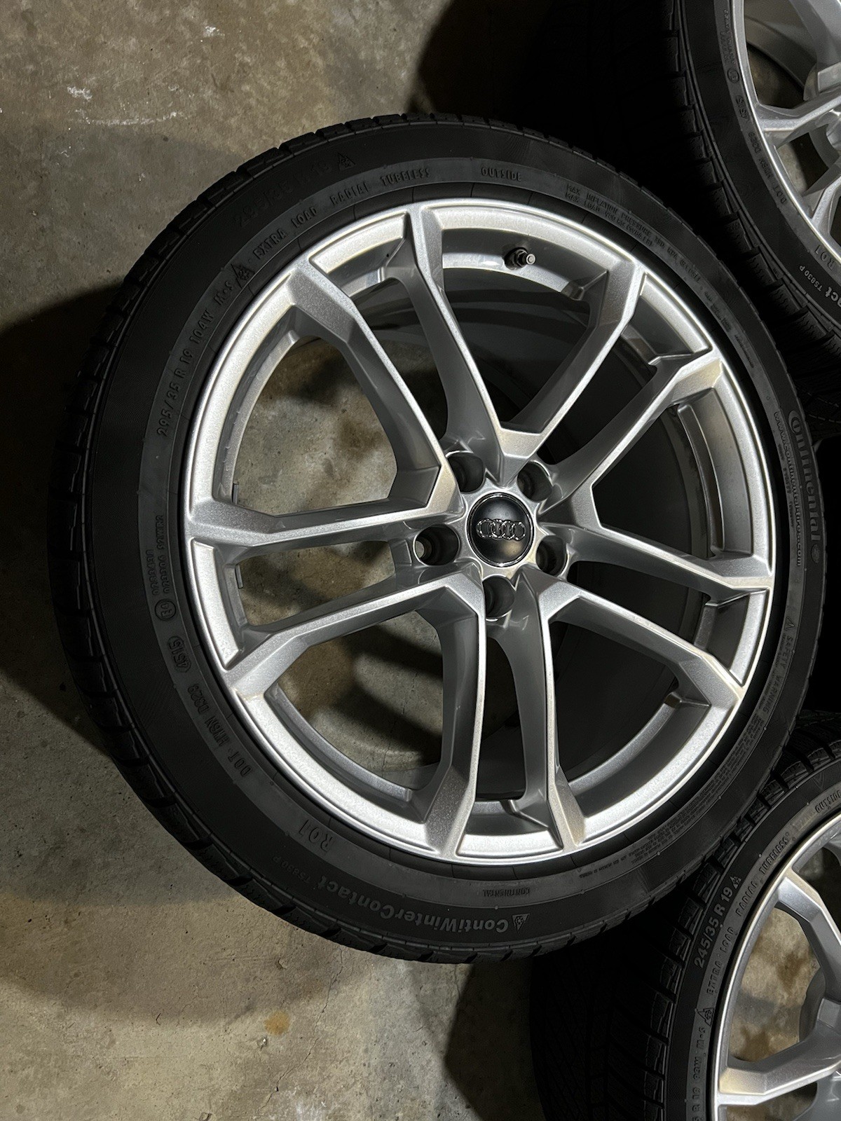 Audi R8 19” Rims Oem 08-up Genuine Factory Wheel SET OF 4 With Winter Tires