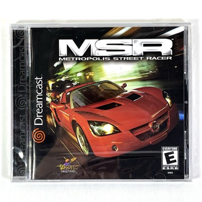 Metropolis Street Racer MSR US version SEGA DREAMCAST 2001, Brand New SEALED EXC