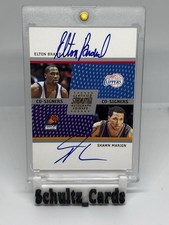 2002-03 Topps Stadium Club DUAL ON CARD AUTO /50 SSP Shawn Marion Elton Brand