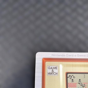 [Rare !] e-Card Promotion Card "Manhole" Game & Watch