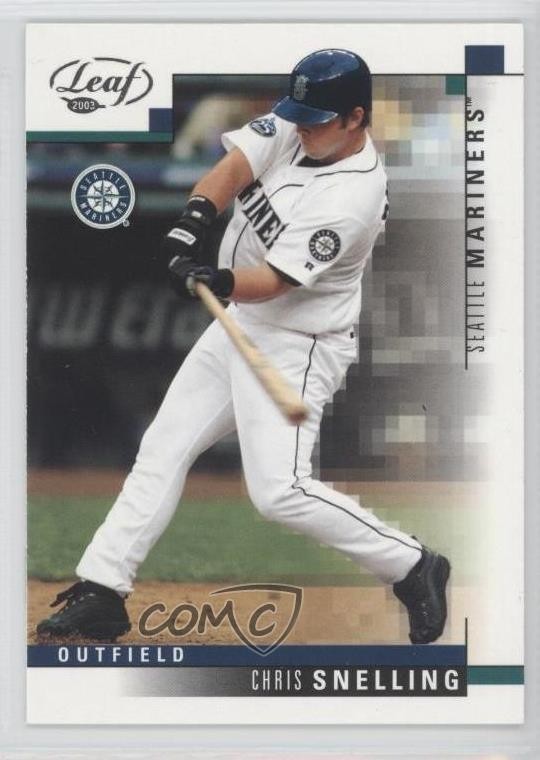 2003 Leaf Chris Snelling #91 0s5