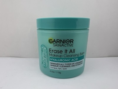Garnier ERASE IT ALL Makeup Cleansing Balm Make-up Remover w/ Hyaluronic 4.2 oz