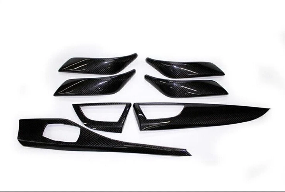 7pcs Interior Trim For BMW 1 Series F20 F21 116i 118i 120i M135i M140i Black GA - Imagem 4 de 4