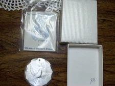 Wendell August Forge 1988 Dove  Metalware Christmas Ornament (New)