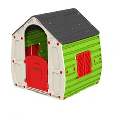 Casetta Per Bimbi Bambini Casa Gioco Da Giardino Terrazzo Resina Giocattolo