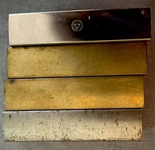 Vintage Mosin Nagant Stripper Clips Lot of 4 - Mixed Brass Marked Chinese