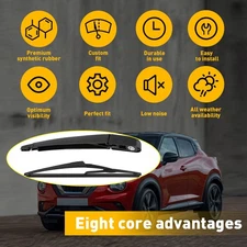 New Rear Wiper Arm & Blade set For Nissan Rogue 2008 2009 2010 2011 2012 2013