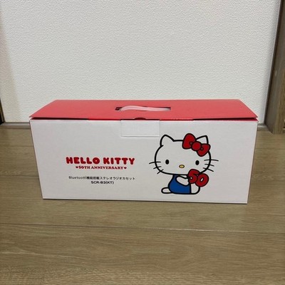 Hello Kitty Boombox 50th Anniversary SCR-B3KT Portable RadioCassetteRecorder NEW