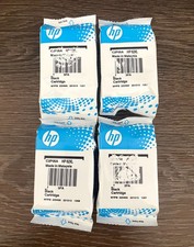 Lot of 4 - New Without Box - HP 62XL High Yield Black Ink Cartridges