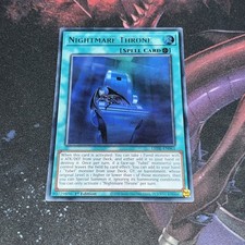 YUGIOH Ultra Rare Nightmare Throne LEDE-EN061 1st Edition