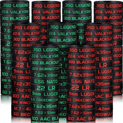 90 Pcs Magazine Marking Bands 5. 56, .300 Blackout, 7. 62x39mm Double Sided S...