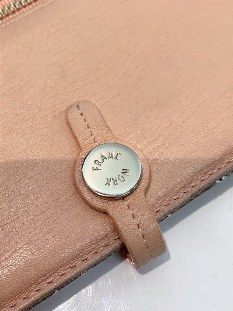 FRAMeWORK Long Wallet PNK Solid Color Women's - image 7