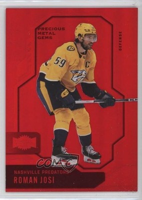 2024-25 Skybox Metal Universe PMG Red 96/100 Roman Josi #6 0i47