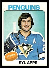 1975-76 Topps Syl Apps #130 - Pittsburgh Penguins