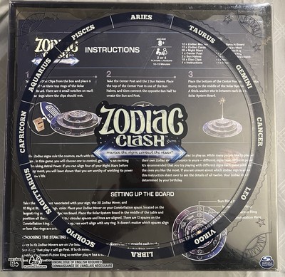 Zodiac Clash Strategic 3D Solar System Astrology Board Game.